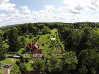 Farmden, aerial view